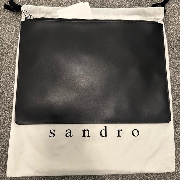 SANDRO X PEANUTS SNOOPY LEATHER POUCH - Picture 3 of 3